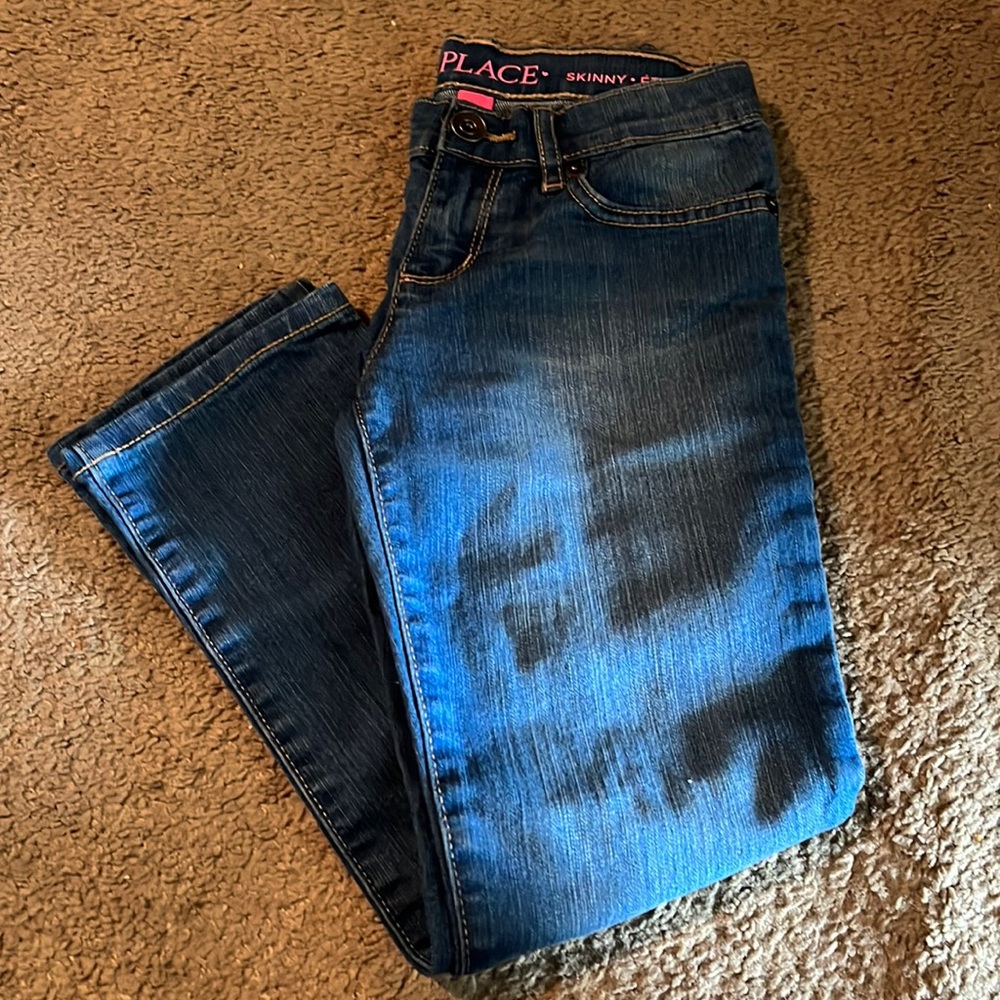Girls jeans size 6 childrens place skinny